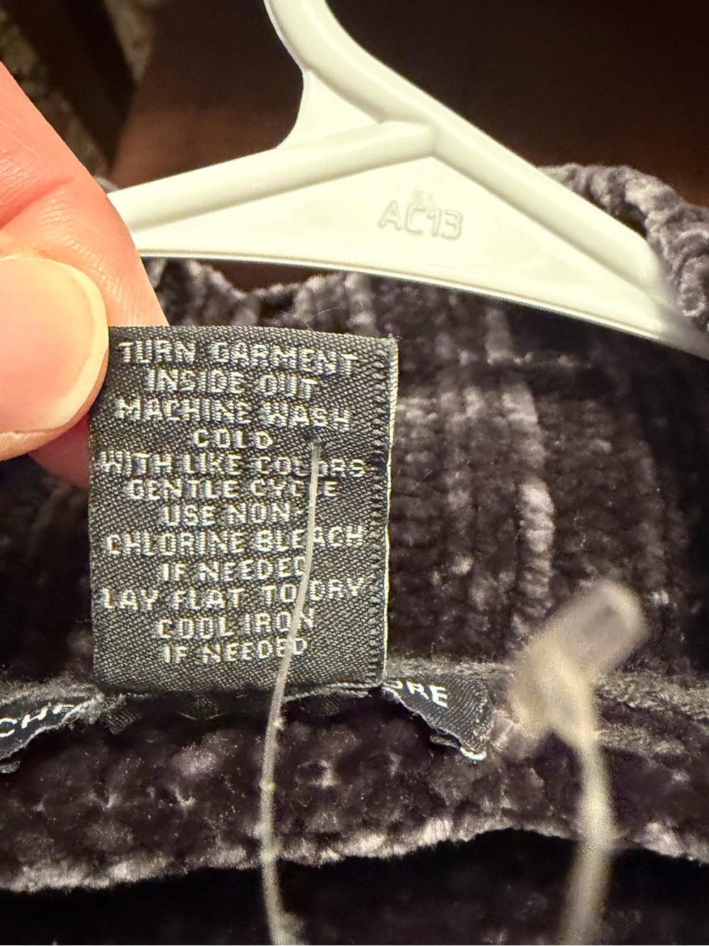 Chelsea & Theodore Charcoal Chenille Turtleneck Sweater - Picture 10 of 10